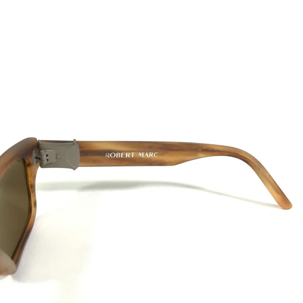 Robert Marc Sunglasses 678-269M Matte Brown Horn Frames with Brown Lenses